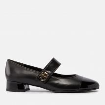 Tory Burch Women's Cap-Toe Leather Mary Jane Heels - UK 5.5