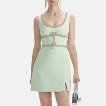 Self-Portrait Crepe Mini Dress - UK 12
