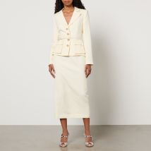 Self-Portrait Tailored Twill Midi Dress - UK 10