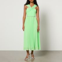 Self-Portrait Chiffon Midi Dress - UK 14