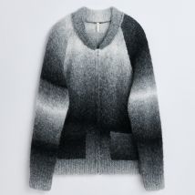 Sunflower Brushed-Knit Ombré Cardigan - S