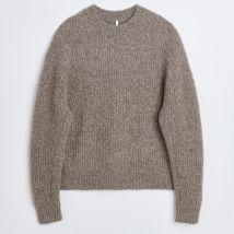 Sunflower Yak Rib-Knit Jumper - L