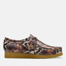 Clarks Originals Men's Snake-Print Leather Wallabee Shoes - UK 9