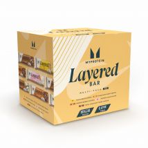Barrita proteica Layered - 12raciones - Multi-Pack 5 x Flavours