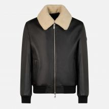 Moose Knuckles Toba Leather Bomber Jacket - M