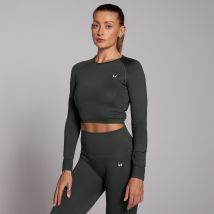Crop top sans coutures à manches longues MP Shape pour femmes - L