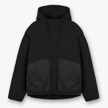 REPRESENT Layered Nylon-Blend Hooded Puffer Jacket - L