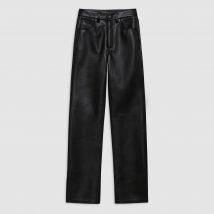 Anine Bing Roy Faux Leather-Blend Pants - 25