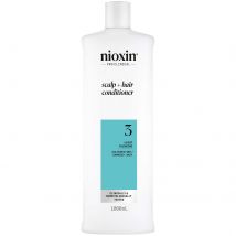 NIOXIN Scalp and Hair Thickening System 3 Conditioner for Coloured Dry and Damaged Hair with Light Thinning 1L