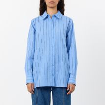 Leveté Room Ingelin Stripe Organic Cotton-Blend Shirt - M/38