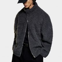 MKI MIYUKI ZOKU Faux Fur Track Jacket - L