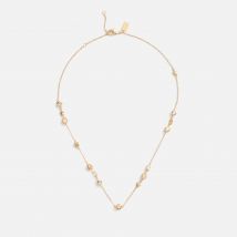 Coach Signature Gold-Tone Star and Heart Station Necklace