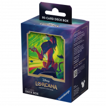 Disney Lorcana Trading Card Game Azurite Sea Scar Deck Box