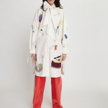 Stella Nova Embroidered Cotton Shirt Dress