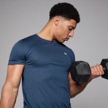 T-shirt d’entraînement texturé MP pour hommes – Bleu foncé - XXL