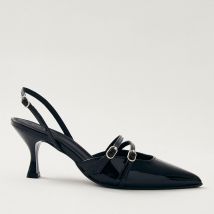 ALOHAS Women's Joelle Patent Leather Heeled Courts - UK 6