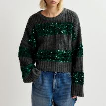 Essentiel Antwerp Group Sequin Knit Pullover  - XL