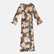 RIXO Alondra Patterned Silk Crepe De Chine Dress - 6