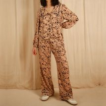 it's 9pm Frenchie Cheetah-Print Pyjama Set - 8