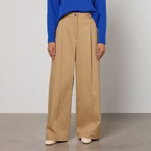 Weekend Max Mara Nebbie Cotton-Gabardine Trousers - UK 12