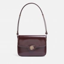 Tory Burch Robinson Spazzolato Convertible Leather Shoulder Bag