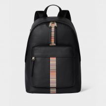Paul Smith Signature Stripe Leather Backpack