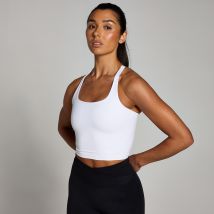 MP Damen Tempo Riemchentop mit Racerback – Weiß - L