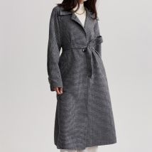 Varley Fairbourn Woven Houndstooth Coat