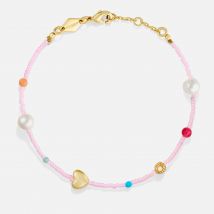 Anni Lu Oh So Fine Beaded 18k Gold-Plated Bracelet