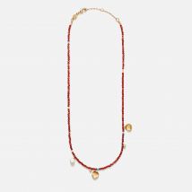 Anni Lu Maroon Harmony 18k Gold-Plated Necklace