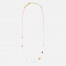 Anni Lu Oh So Fine Beaded 18k Gold-Plated Necklace