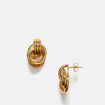 Anni Lu Triplet 18k Gold-Plated Earrings