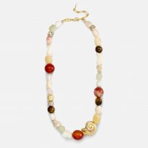 Anni Lu Seaside Beaded 18k Gold-Plated Necklace