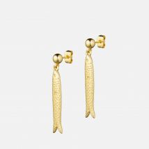Anni Lu Hippie Fish 18k Gold-Plated Earrings