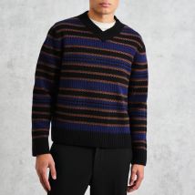 Wax London Scafell Pointelle-Knit Wool Jumper - S