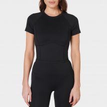 Sweaty Betty All Day Active Cropped Stretch-Jersey T-Shirt - L