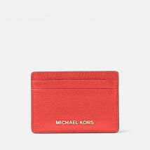 MICHAEL Michael Kors Jet Set Pebble-Grain Leather Cardholder