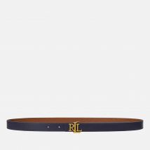 Lauren Ralph Lauren Leather Reversible 20 Skinny Belt - XL