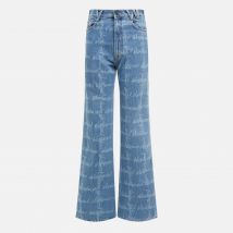 Vivienne Westwood Ray Logo-Print Denim Jeans - 28