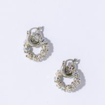 Pearl Octopuss.y Tiny Créoles Silver-Plated Earrings