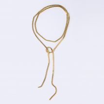 Pearl Octopuss.y Box Chain Rope Gold-Plated Necklace