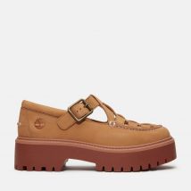 Timberland Women's Stone Street Fisherman 'Red Brick' Shoes - UK 4