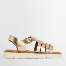 Barbour Women's Otterburn Leather Fisherman Sandals - UK 6 - Gold