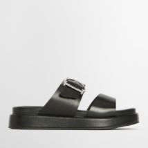 Barbour Adele Leather Sandals - UK 5 - Black