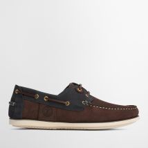 Barbour Men's Wake Suede Boat Shoes - UK 8 - Brown/Navy