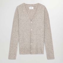 NN.07 John V-Neck Wool-Blend Cardigan - XXL
