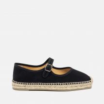 Castañer Women's Padua Cotton-Blend Canvas Mary Jane Flats - UK 8