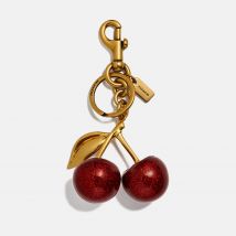 Coach Cherry Glitter Resin Bag Charm