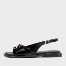 Vagabond Women's Izzy Patent Leather Flat Sandals - UK 3