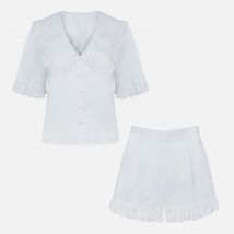 It's 9pm Luna Broderie Anglaise Cotton Co-ord - 3/ UK 14